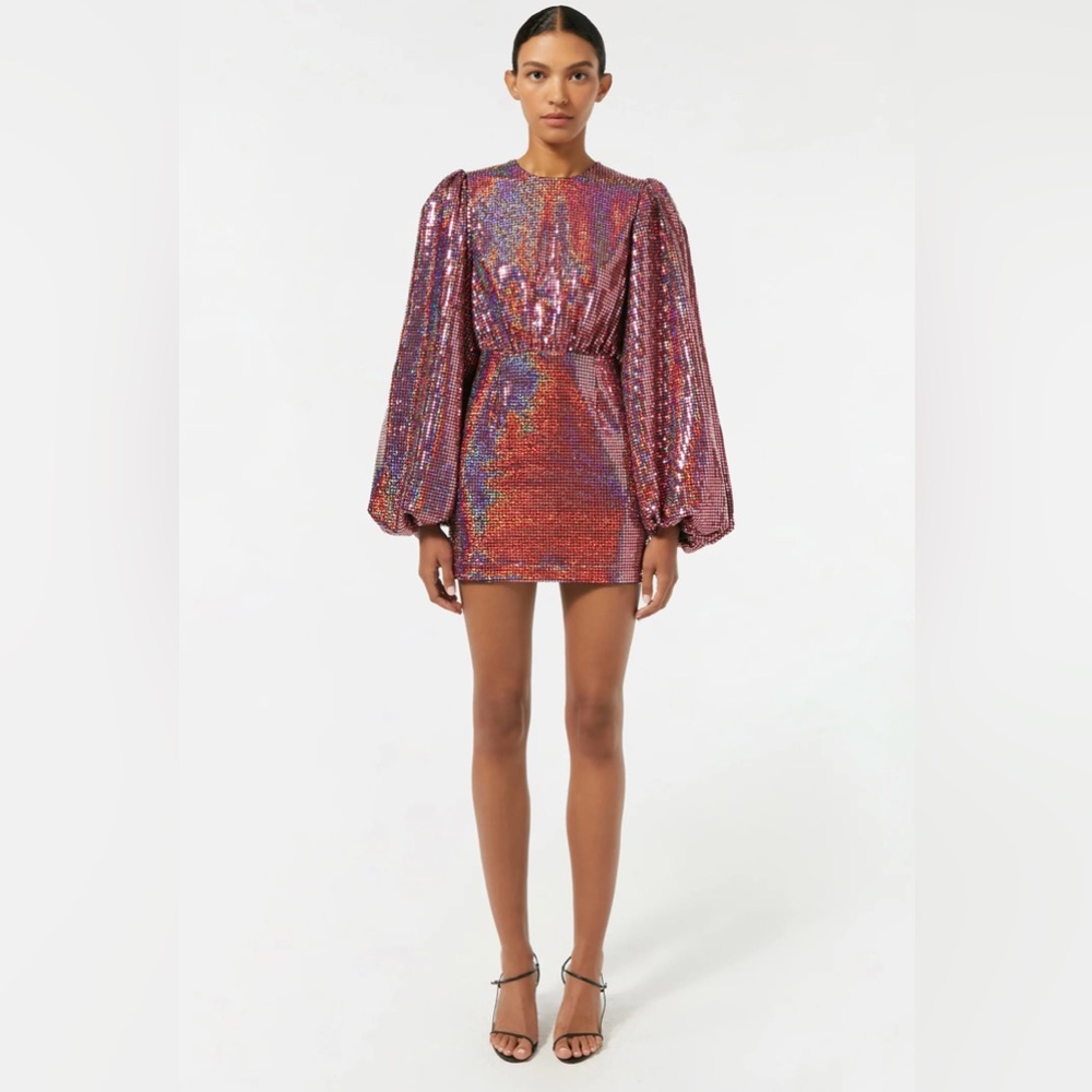 NWT Rhode Isla Sequin Disco Dress Size 6